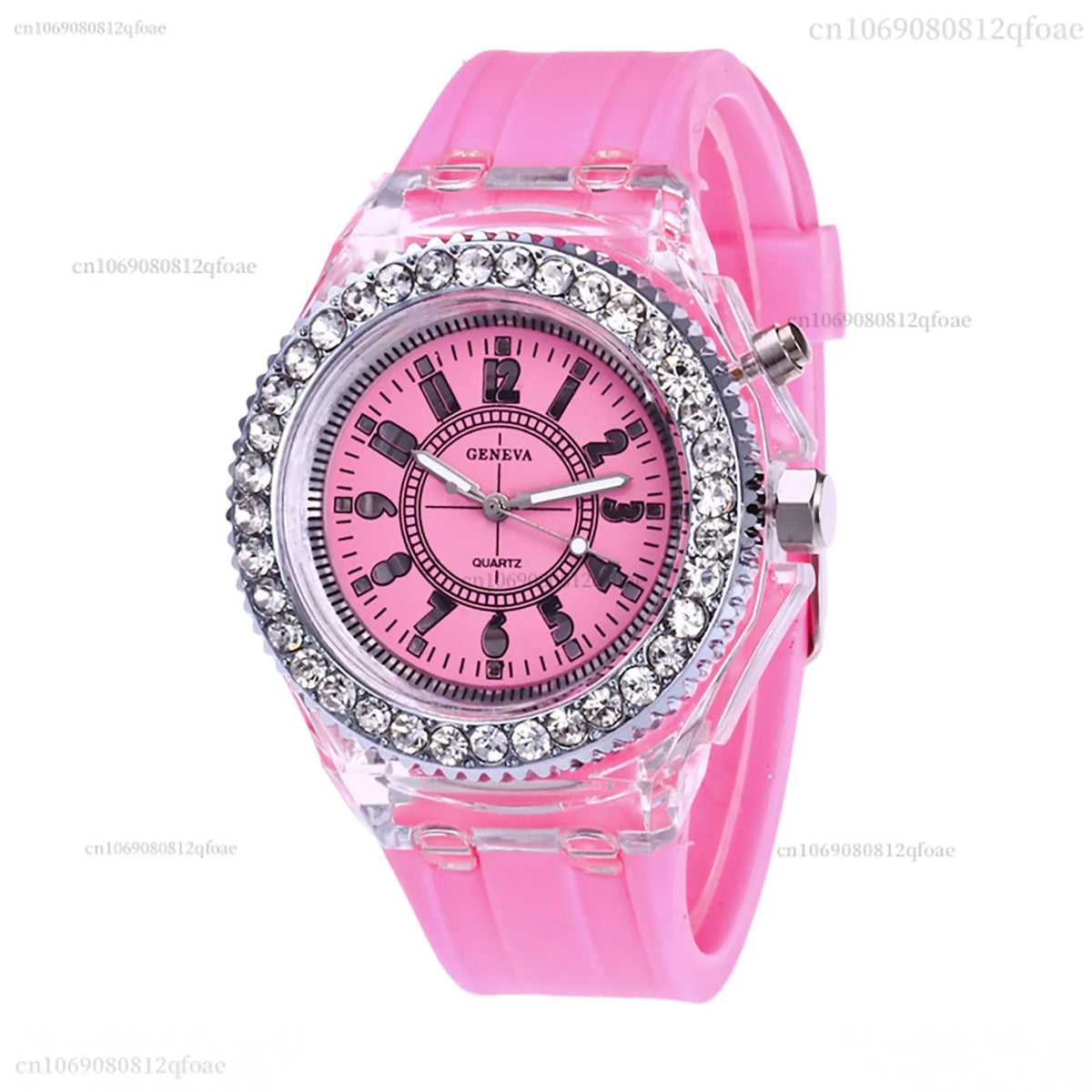 Luminous Colorful LED Luminous Watch for Male and Female Students, Fluorescent Quartz Hand for Male and Female Students