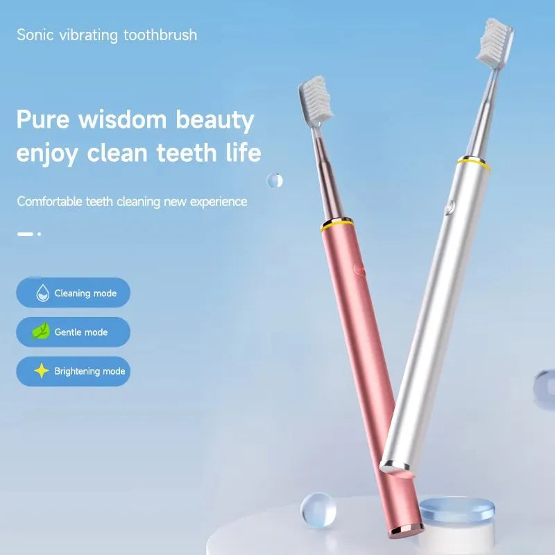 Experience precise cleaning with this electric toothbrush featuring a slim, specially designed brush head for gentle and effective oral care!