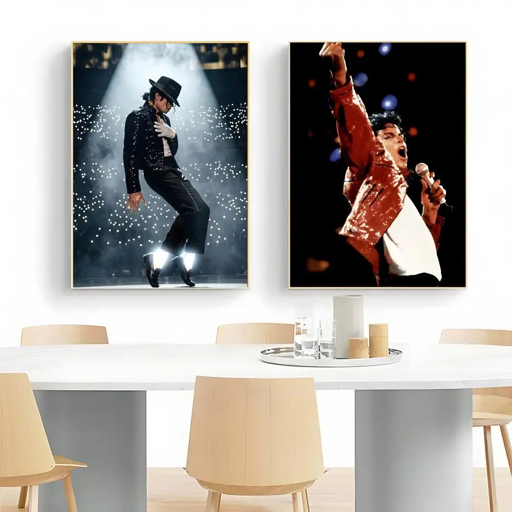 MJ Michael Jackson Poster Wall Art Print Decorative Mural Home Decor Gift Unframed