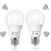 1pc Radar Motion Sensor Light Bulbs Dusk to Dawn LED Bulbs Outdoor Auto On/Off for Indoor Outdoor Basements, Porch,Courtyards