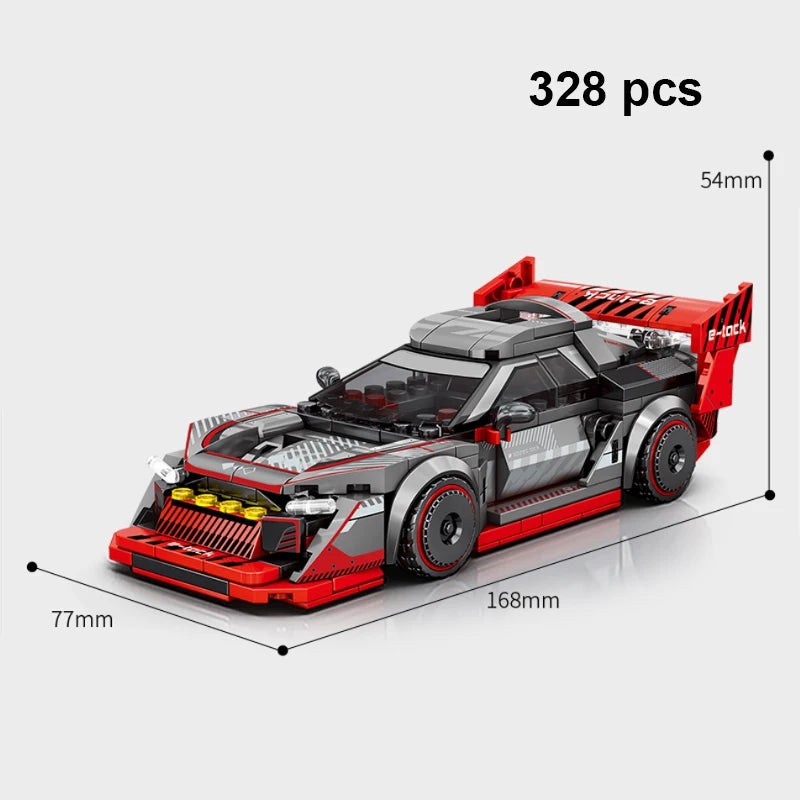 Technical Car Speed Racing Building Blocks Bricks Sets Sports Car MOC Garage City Vehicle Creative Toys For Kids
