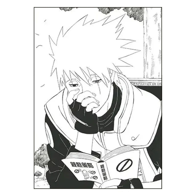 Naruto Decorative Painting Frameless Anime Cartoon Printing Uchiha Sasuke Poster Room Decoration Canvas Mural Holiday Gifts