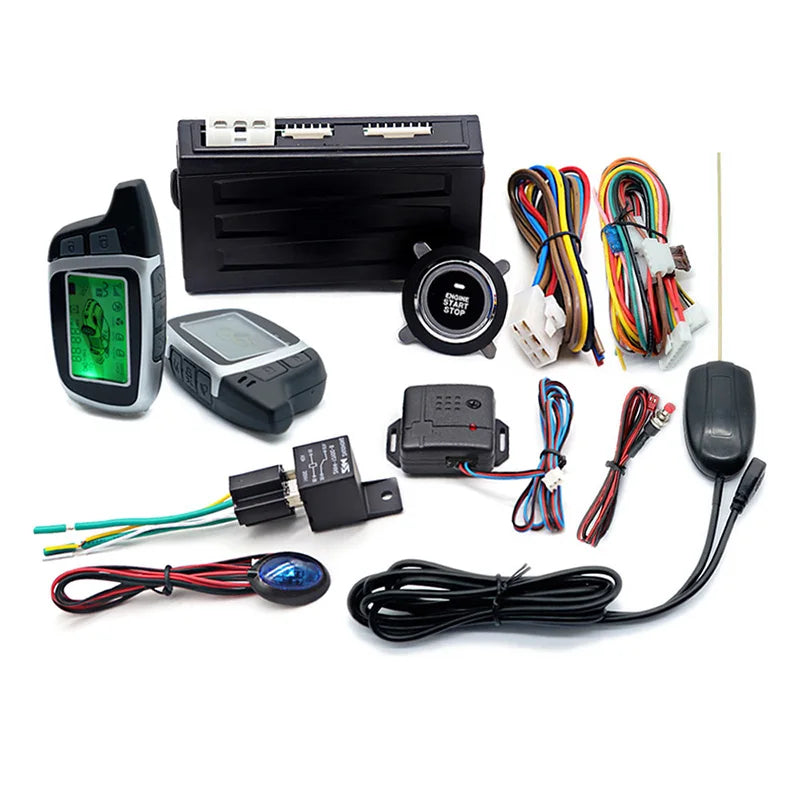 K5 Remote Starter and Car Alarm Smart App Remote Start Stop System for Cars Engine Push Start System with Auto Ignition Button
