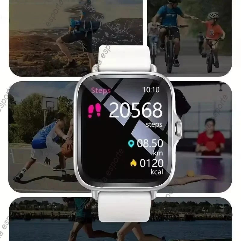 Stay stylish and connected with this versatile smartwatch designed for both men and women!
