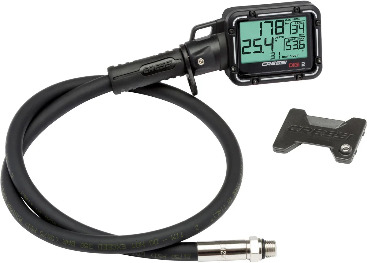 Cressi Digi 2 Console Digital Pressure + Depth Gauge