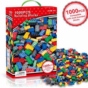 500-1000 DIY creative building blocks bulk set Urban Classic building blocks Assembled birthday gift children's educational toys