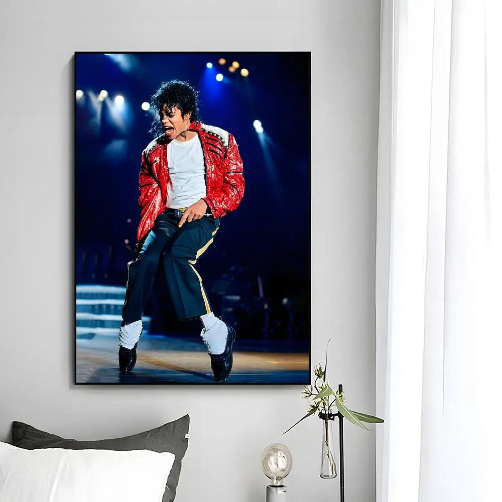 MJ Michael Jackson Poster Wall Art Print Decorative Mural Home Decor Gift Unframed