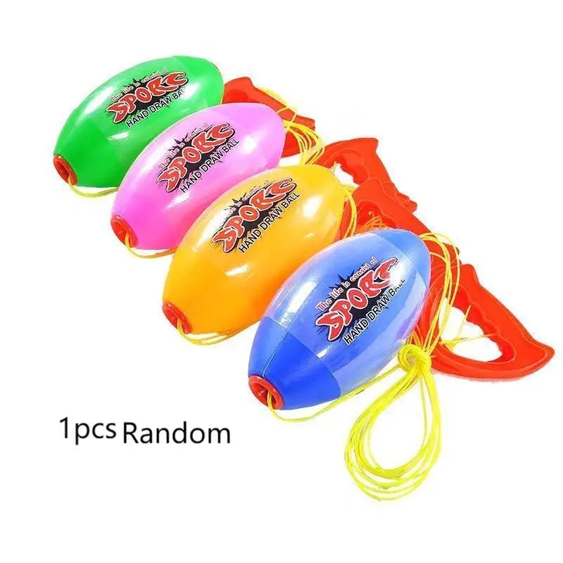 Hand pulled ball pulling force through elasticity fast shuttle ball training arm strength exercise outdoor games children's toys
