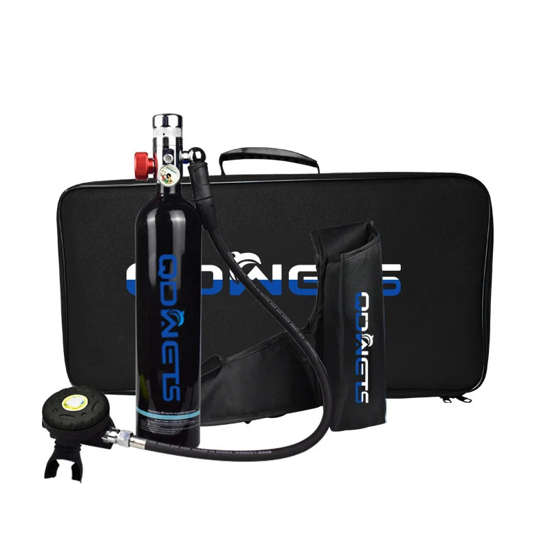 1L Scuba Diving Tank Professional Diving Equipment Underwater Breathing Scuba Tank Oxygen Cylinder 15-25 Minutes QDWETS