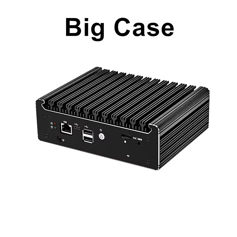 Solid Fanless Firewall Mini PC Intel N150 N95 Pentium 6405U 4417U 4x2.5G LANs Home Server DDR4 NVMe Type-C OPNsense pfSense