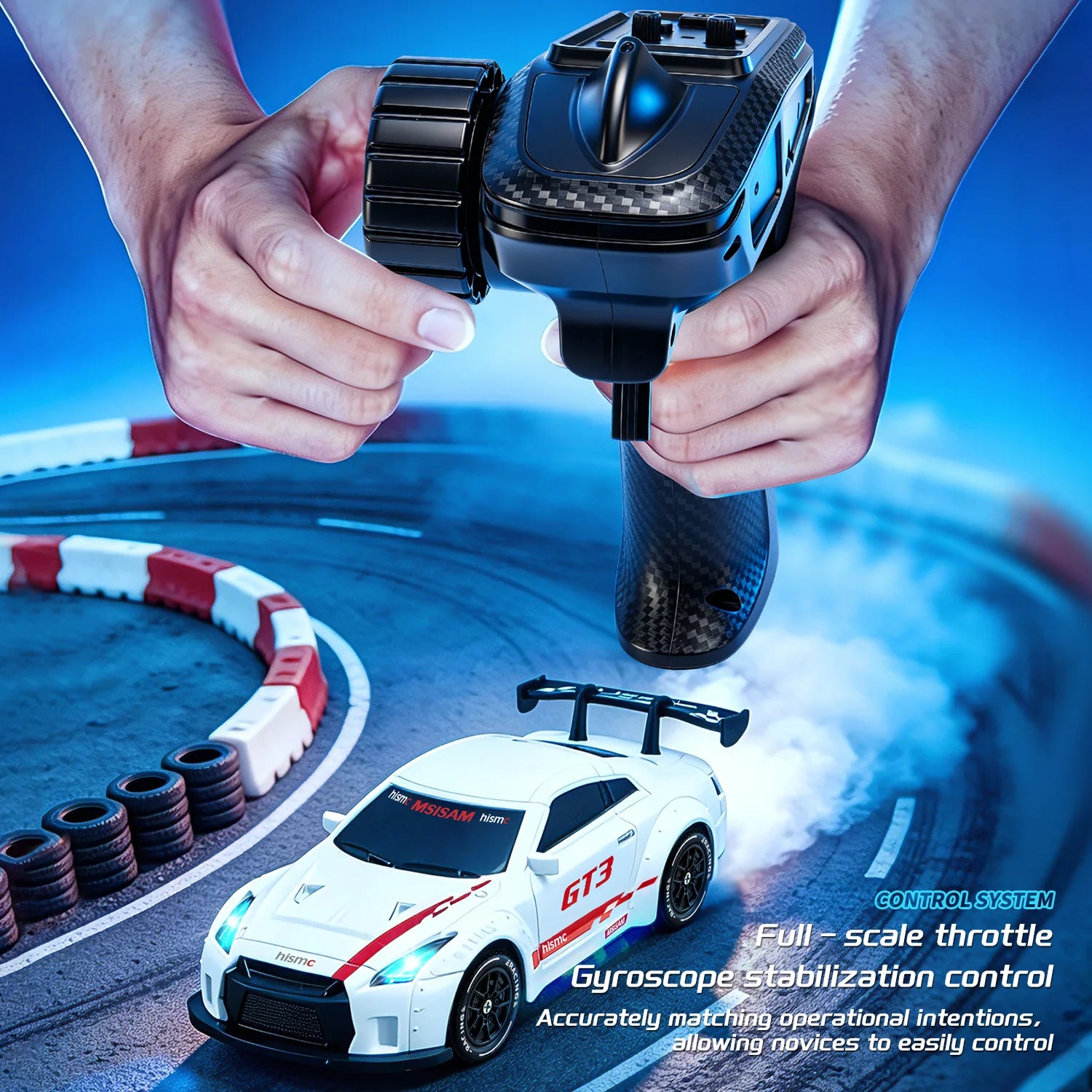 4DRC 2.4G Full Scale Mini H6 Drift Remote Control Car with APP 4WD Racing 1:43 Children Toy Car Model