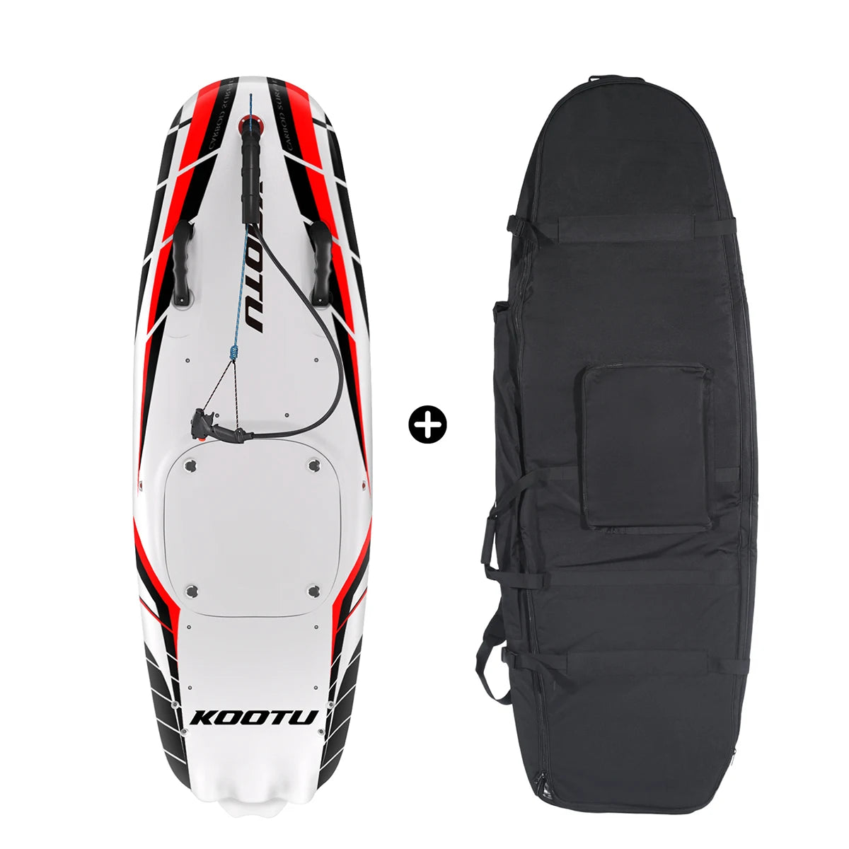 KOOTU Power Surfboard Jet Surfboard, Surfboard, Carbon Fibre Body, Light Weight, Surfing Surfboard, Jet Board with 109CC Engine