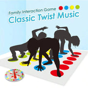 Hasbro Classic Twist Party Board Game, suitable for indoor and outdoor games for children aged 6 and above, with 2 or more playe