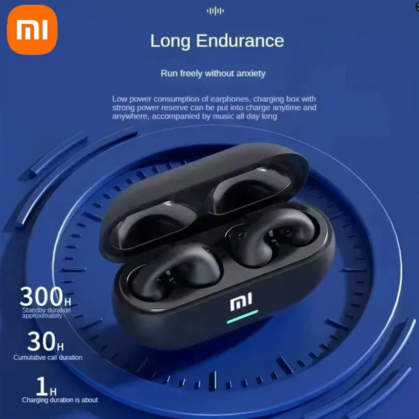 XIAOMI T7500 Bluetooth Earphones Bone Conduction Stereo Sports Life Waterproof Earphones with Microphone for Gaming and Music