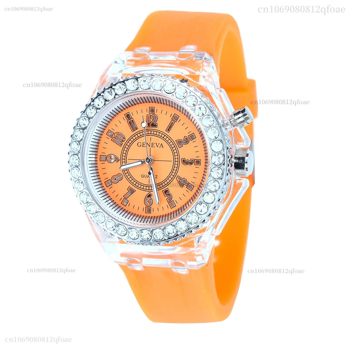 Luminous Colorful LED Luminous Watch for Male and Female Students, Fluorescent Quartz Hand for Male and Female Students