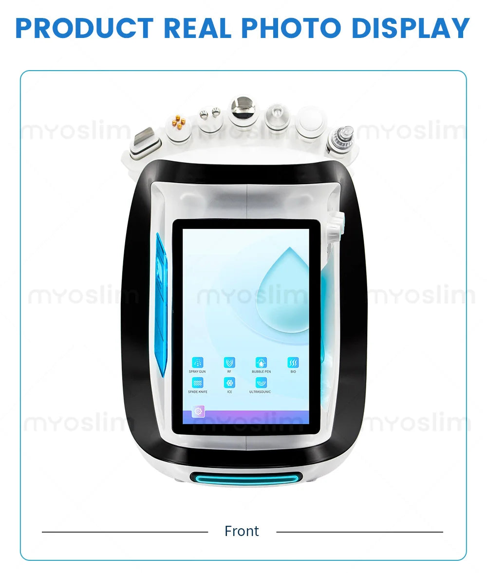 Transform your skincare routine with the 7-in-1 multifunctional beauty machine. Deeply cleanse the skin, remove acne, brighten and whiten, exfoliate, and combat the signs of aging for a revitalized and glowing complexion.