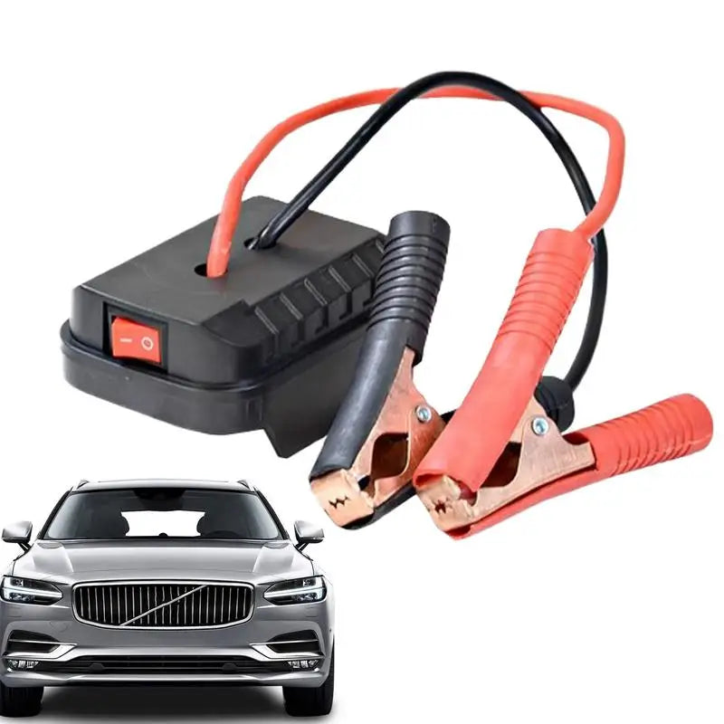 Jump-start your car effortlessly with this quick-charging lithium battery jump starter—featuring double USB ports for charging your devices on the go!
