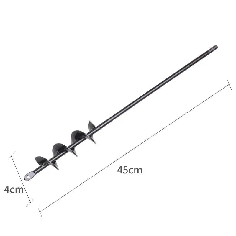 Ground Drill For Garden Soil Drill For Garden Vegetable Patch Digging Tool Ground Drill For Screw Rod Twist Drill