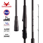 PURELURE NEW NDVIA MAX Ajing And Eging Tubular Tip 8FT 8.3FT 8.6FT 1.2-10G Soft Lure And EGI F/MF Action Perch Pike Zander Squid