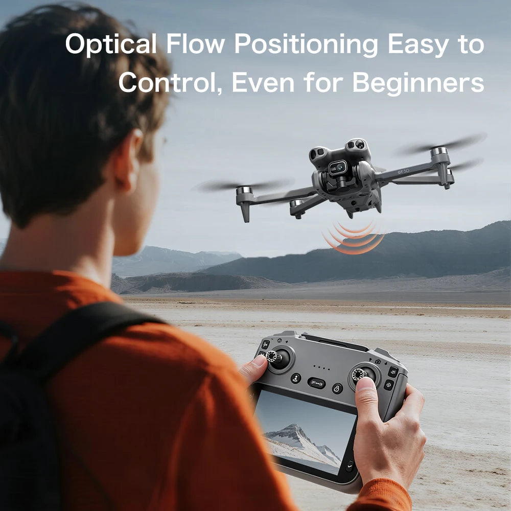 Lenovo GT50 Drone Professional 8K HD Camera 5G Brushless Motor Aerial Photography Optical Flow with screen RC Quadcopter