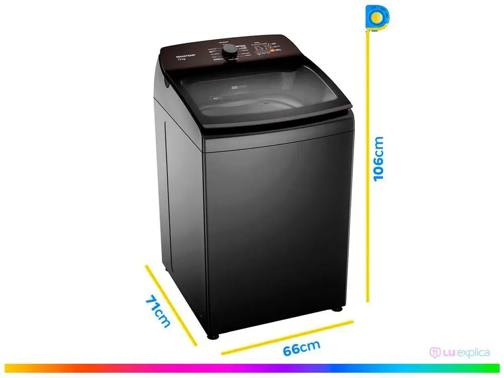 Washing Machine Brastemp 13kg Stainless Steel Basket-220V