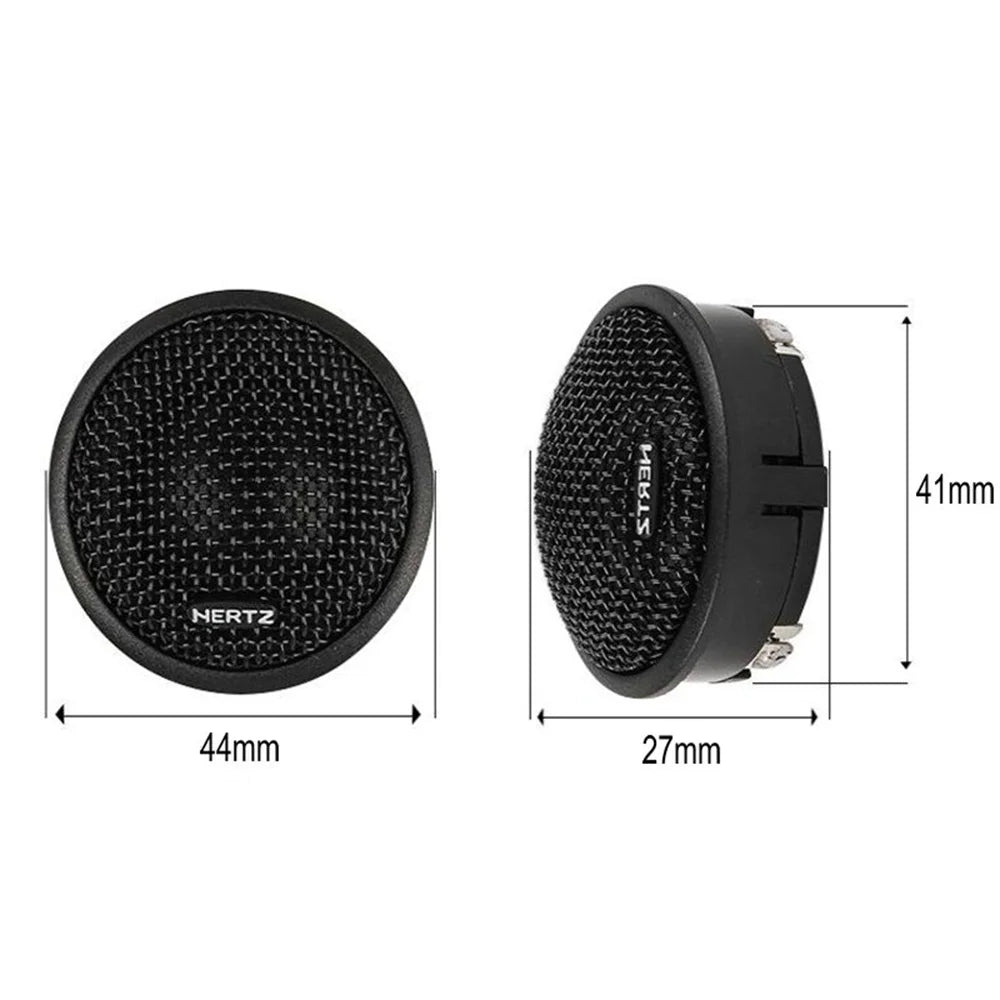 HT25 Loudspeaker Car Audio Tweeter Speakers Car Loud Dome Tweeter For Car High Tweeter Mini Speakers Silk Film Auto Speaker 2pcs