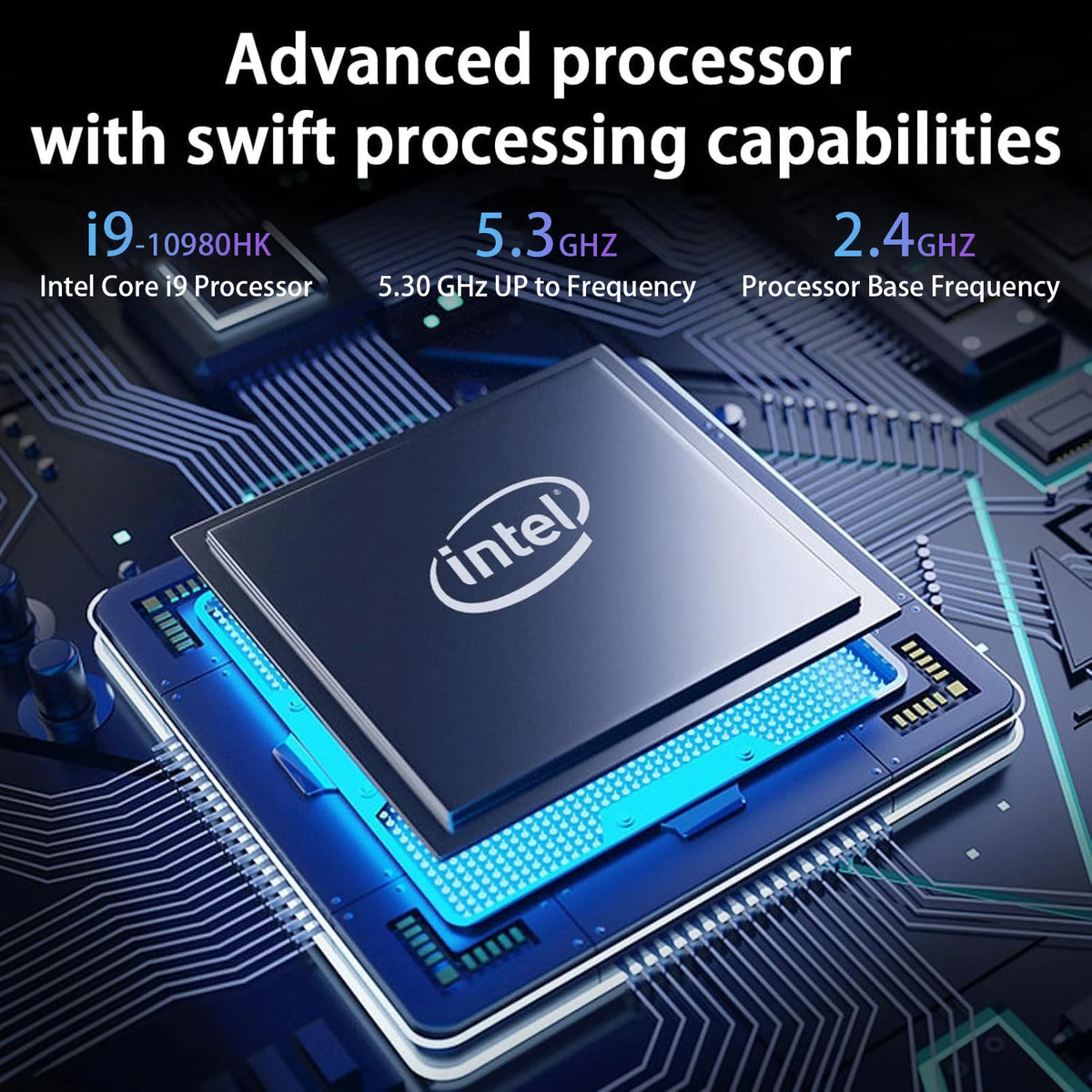 Intel Core i9-10980HK 14.1 Gaming Laptop 8C16T 2.4-5.3GHz 16MB L3 45W 32GB DDR4 2TB SSD Office Notebook Fast Pro