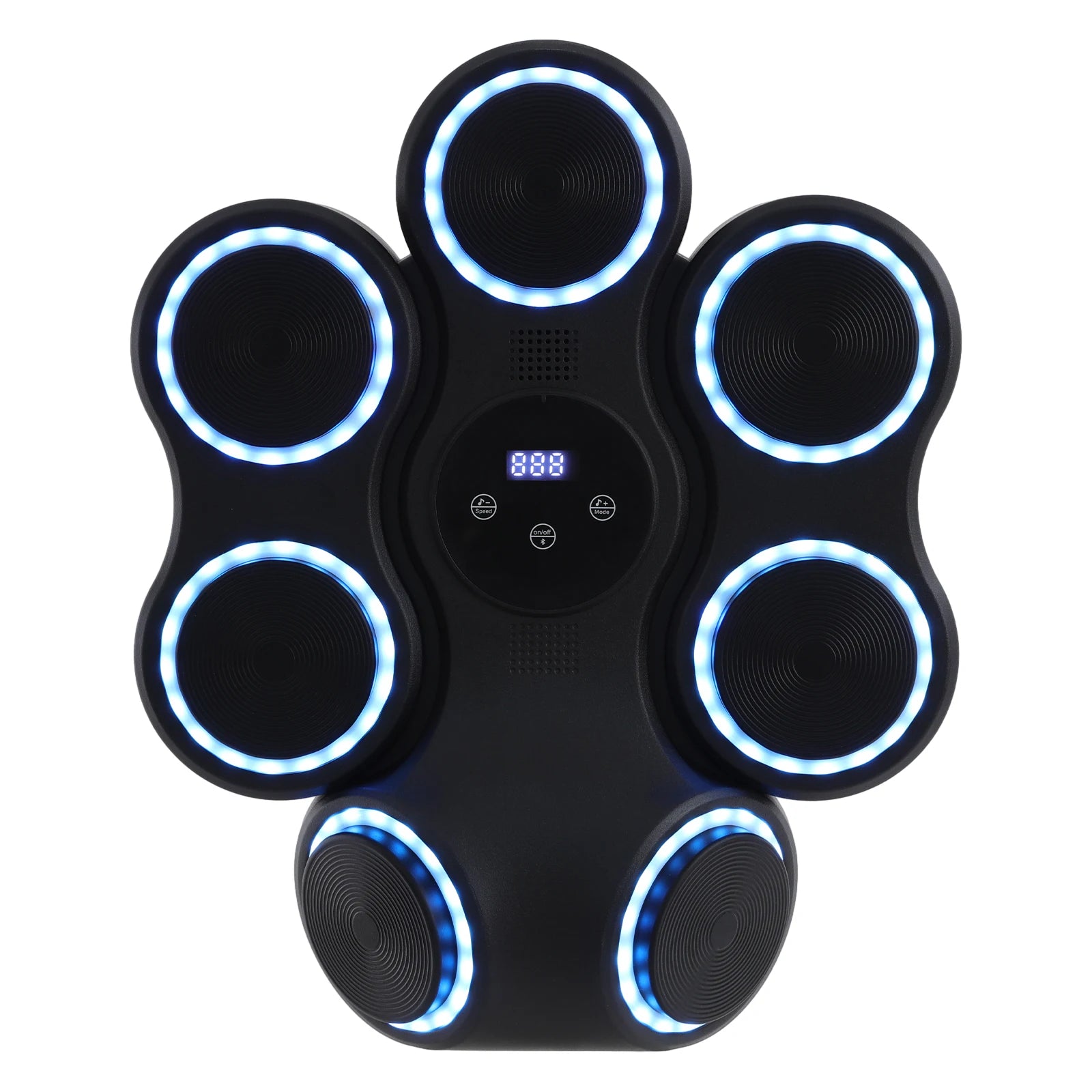 5W Interactive Punching Trainer, Wall Mounted Electronic Boxing Target with Lighting and Music, Smart Boxing Machine for Professional Boxers, Fitness People