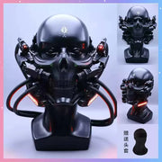 Cyber Punk Skeleton Mask With Lighting