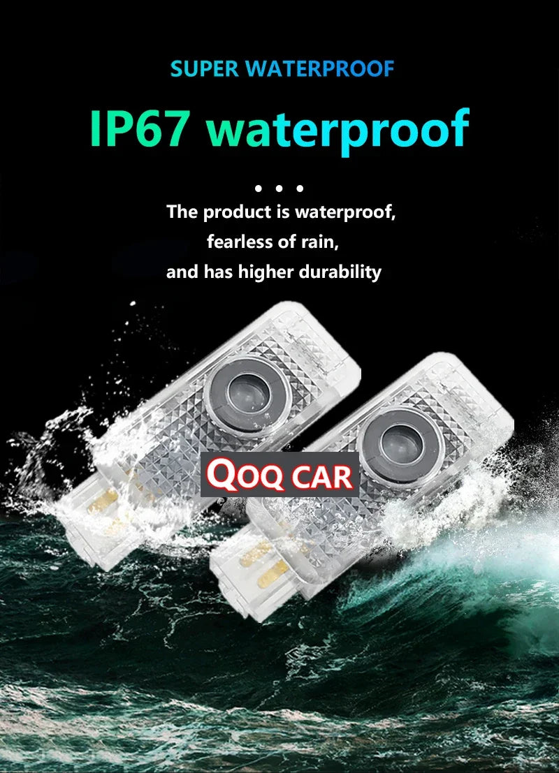 For Audi A4 A6L A5 A6 A8L Q8 Q3 Q4 Q5L Q7 RS ABT RS S7 S5 S6 Quattro Led Car Door Welcome Light Ghost Shadow Projector Logo Lamp