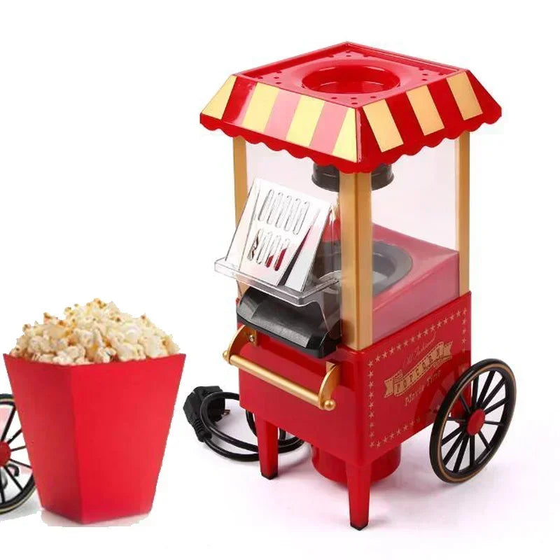 Make popcorn effortlessly at home with this fully automatic electric popcorn maker—enjoy the experience of freshly popped corn anytime!