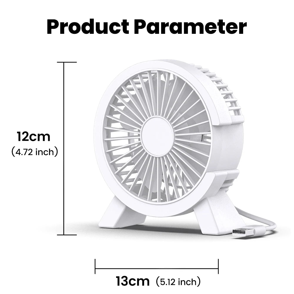 Mini USB Rechargeable Table Fan