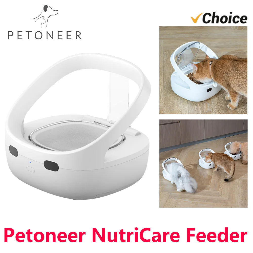 Make feeding time a breeze for multi-pet households with this global version cat and dog feeder—controlled easily with the handy app!