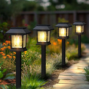 Outdoor Solar LED Ground Stake Light Lawn Lamp for Garden Villa Courtyard Park Landscape Yard Atmosphere Lighting