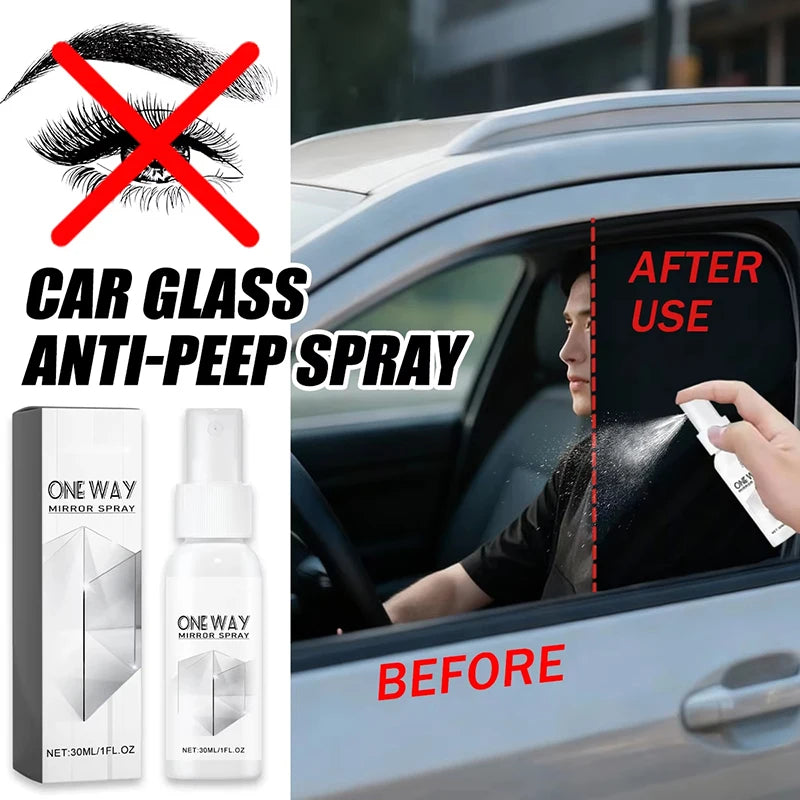 New One-way Anti-peeping Glass Spray Dedicated for Privacy Protection in Cars and Home Effective Anti-theft Privacy Protection