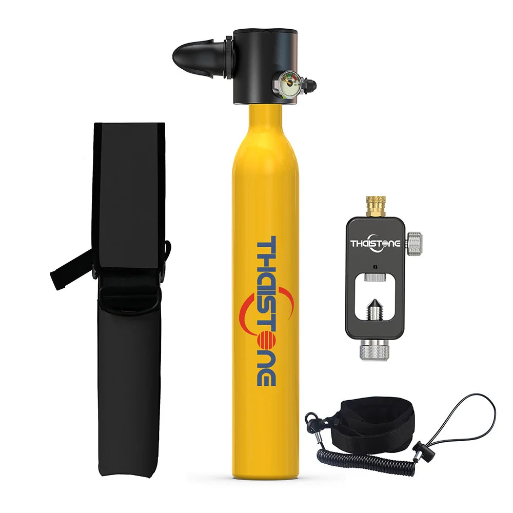 THAIITONEE-Mini Scuba Diving Tank, Underwater Swimming Swimmer, Cylinder Equipment, Dive Bottle, Oxygen, 0.5L, 5-10 Minutes