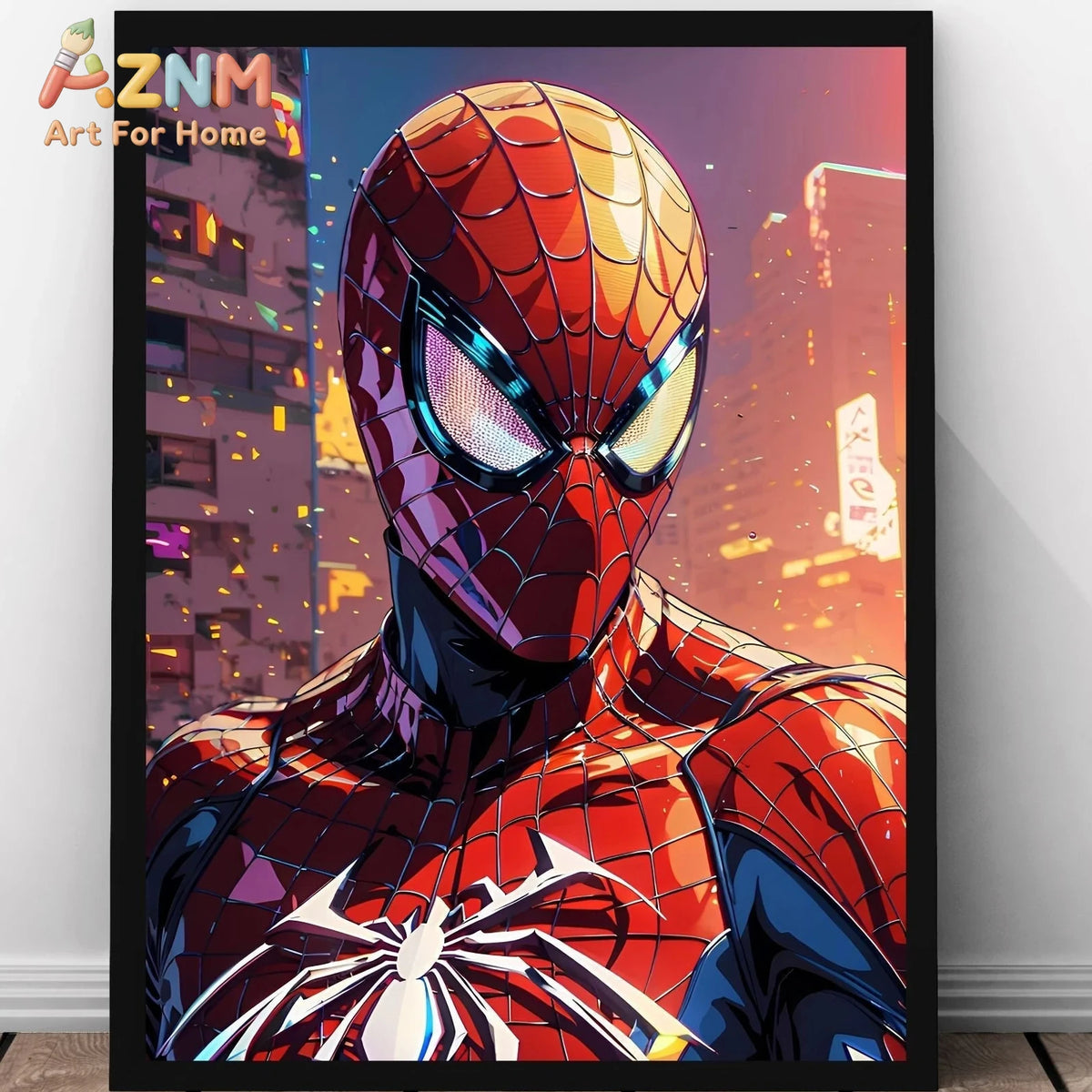 Spider-man Art Print, Superhero Wall Decor, Comic Book Poster