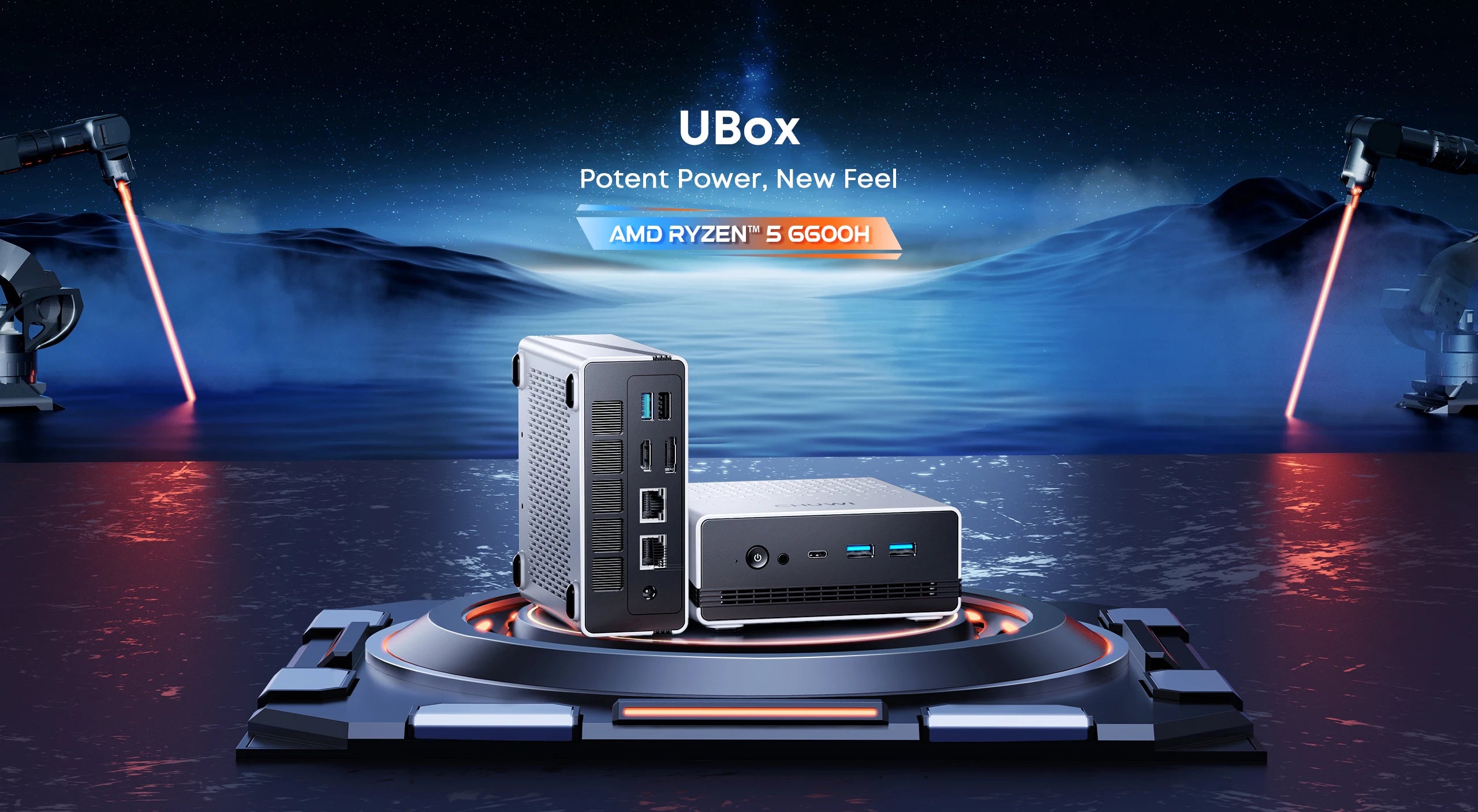 Power through tasks with this mini PC featuring AMD Ryzen 6600H or 7430U processors, 16GB RAM, and 512GB SSD. Runs Windows 11 and supports 4K decoding—perfect for high-performance desktop computing in a compact design!