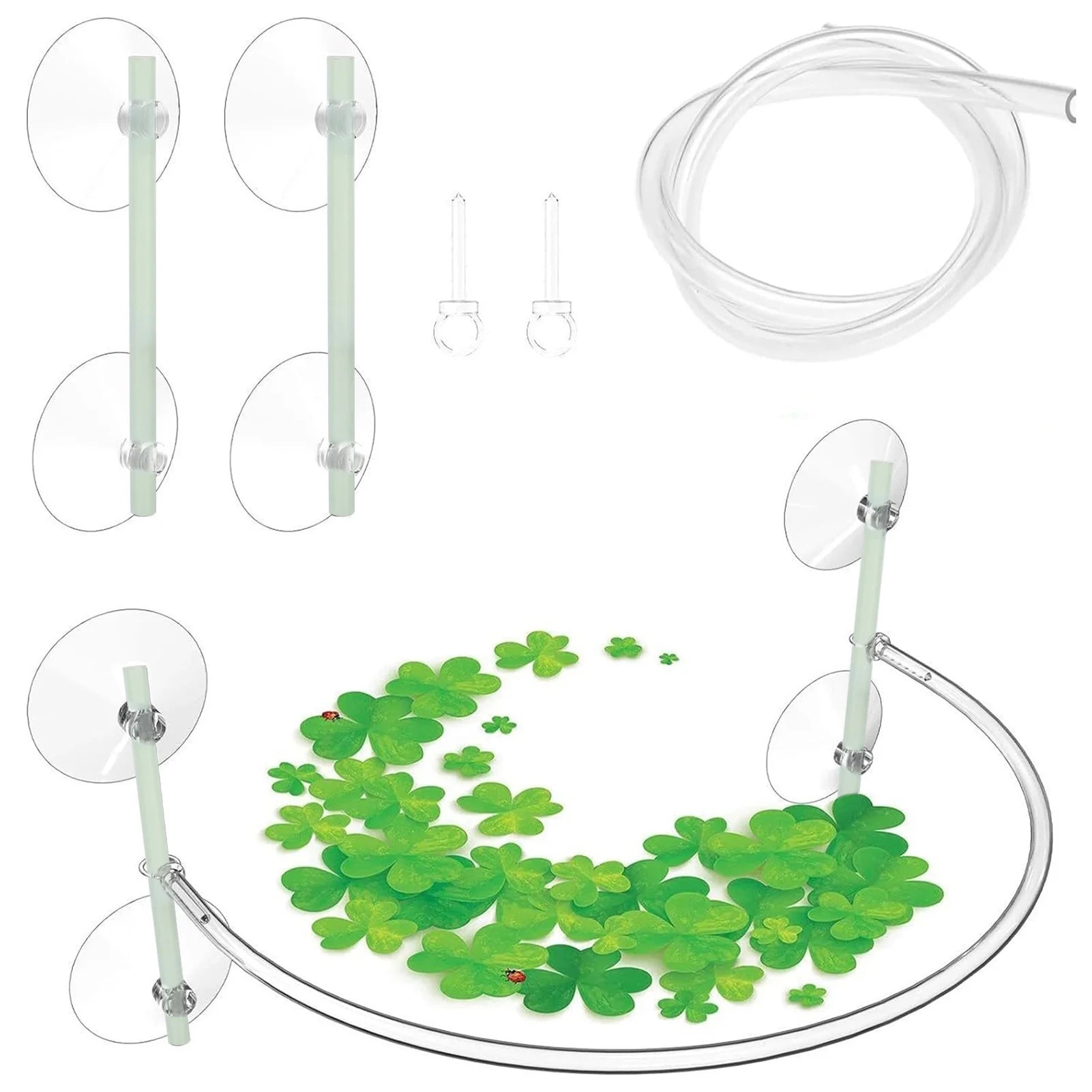Fish Tank Floating Plant Interceptor Organize and Separate Different Plants Fence for Home Aquarium Decor
