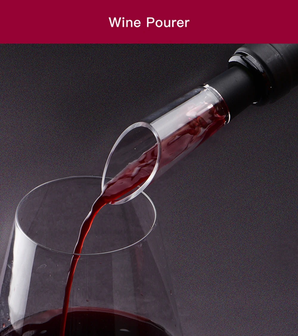 Pop open your favorite bottle effortlessly with this electric wine bottle opener—stylish, quick, and hassle-free!