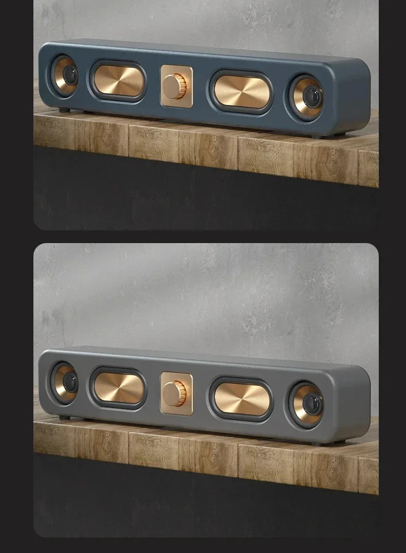 Bluetooth Speaker Portable Outdoor Speakers Aux Connection Usb/tf Read Insert Long Strip Desktop Subwoofer Audio