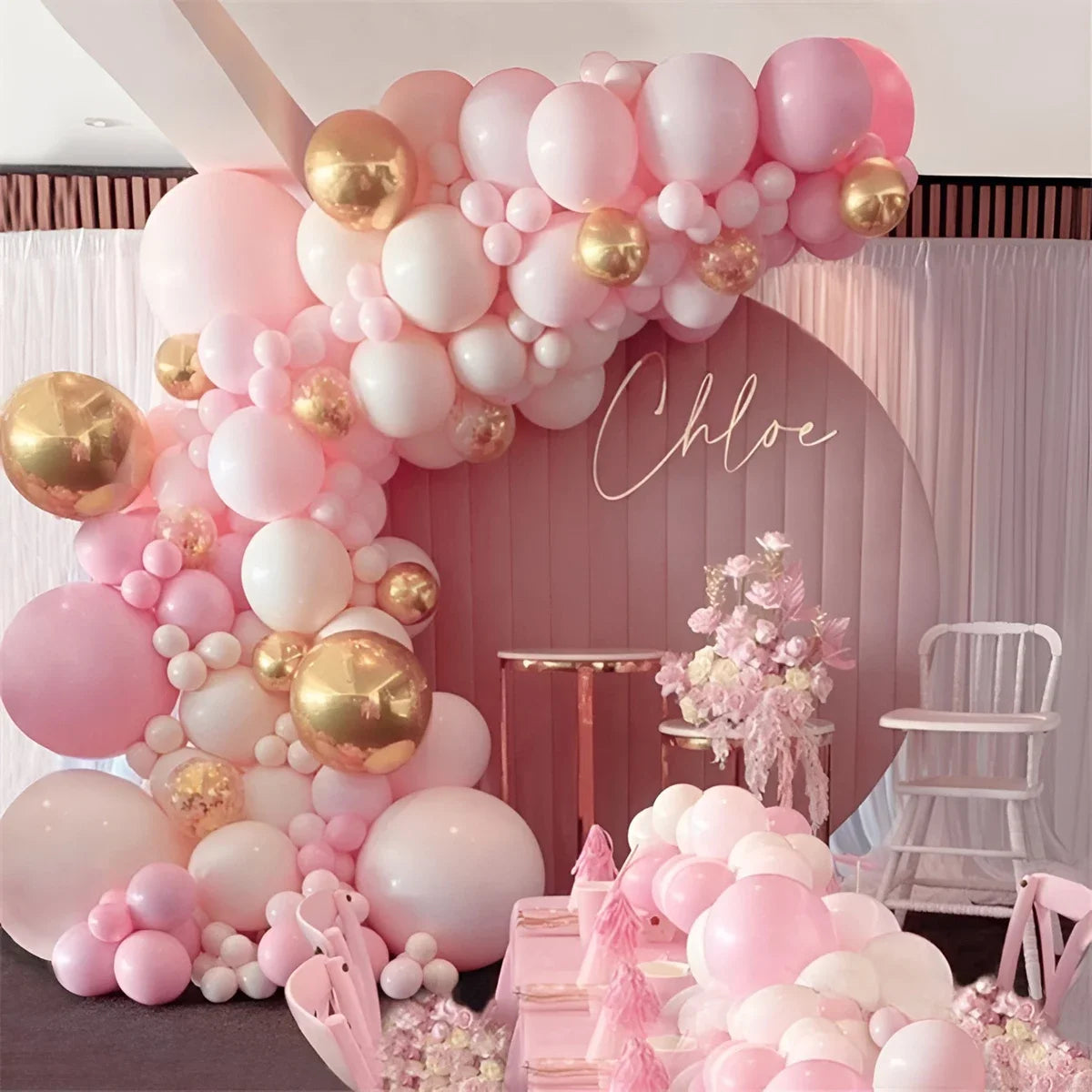 Balloon Garland Arch Kit Birthday Party Decoration Girl Birthday Foil Balloon Bridal baptism Decor Globos Wedding Party Supplies