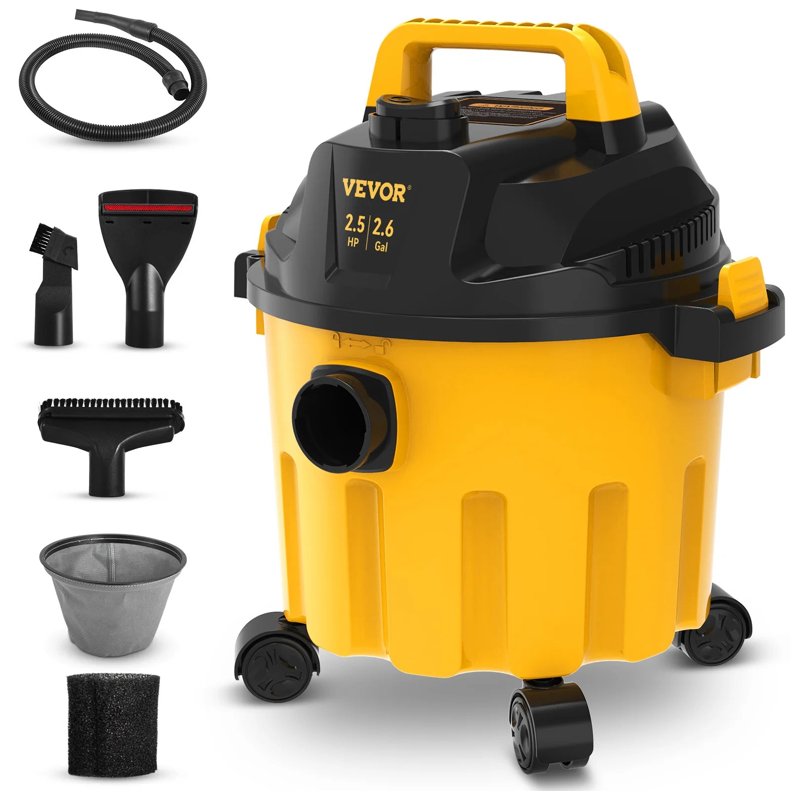 Wet Dry Vac 2.6 Gallon