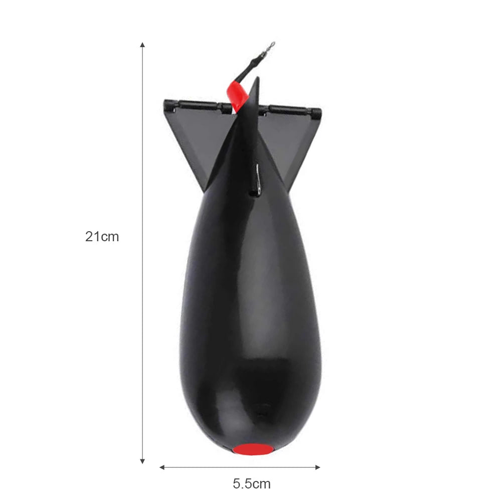 Carp Fishing Rockets Bomb Spomb Fishing Tackle Rocket Feeder Float Attract Container Nesting Device Fishing Tackle Tools