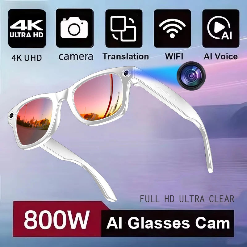AI Glasses  Color-Changing Smart Translation Glasses  (Waterproof)