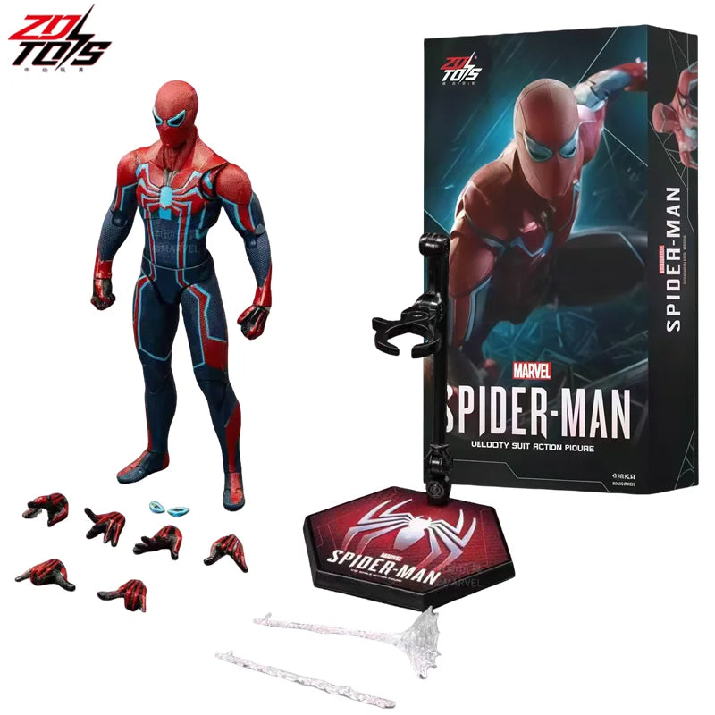 ZDTDS Original Spider Man Brand New Day PUNK SUIT Scarlet Spider 2099 ADVANCED SUIT 1/10 Marvel Action Figure Model Toy Gift