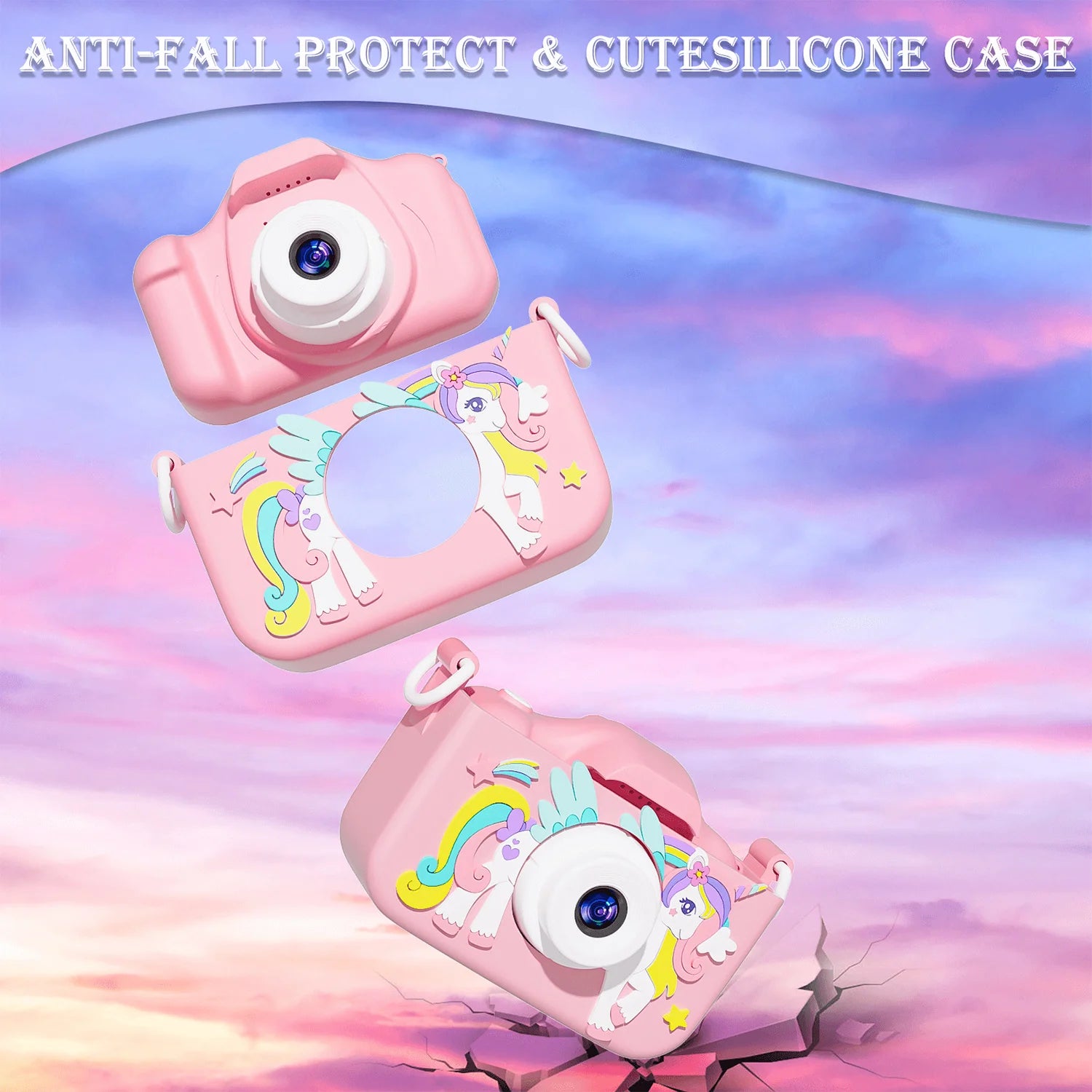 Capture every moment with this 1080P HD children’s digital video camera—featuring a 2.0-inch screen, perfect for toddlers to explore photography and video!