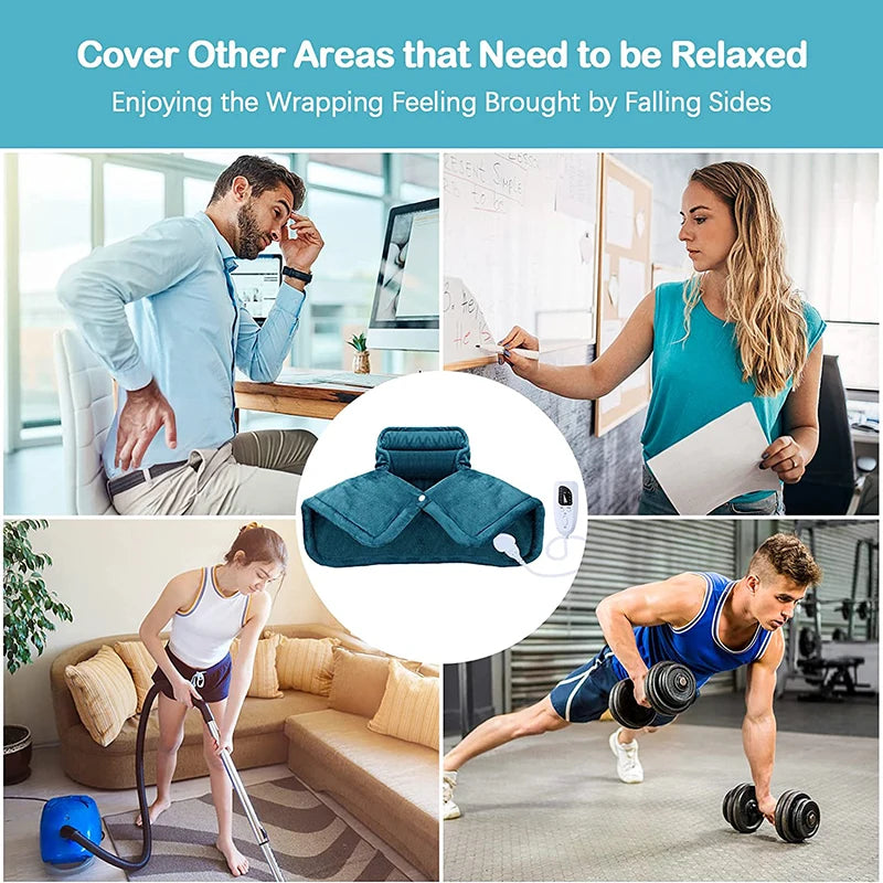 Graphene Heating Pad, Neck, Shoulder, and Back Heating Pads, 6 Heating Options,Heater Pain Relief Adjust Temperature Pads