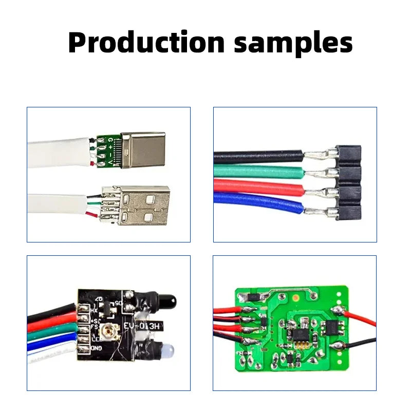 Top Automatic Tin Feeding Soldering Machine Foot-Operated Soldering Station Plug Circuit Board USB Welding Equipment Spot Welder