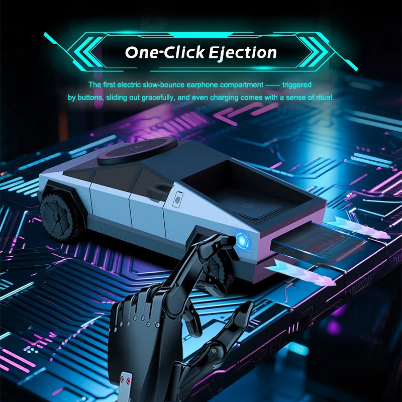Cybertruck multifunctional 3-in-1 wireless charger—perfect for iPhone, iWatch, and AirPods!